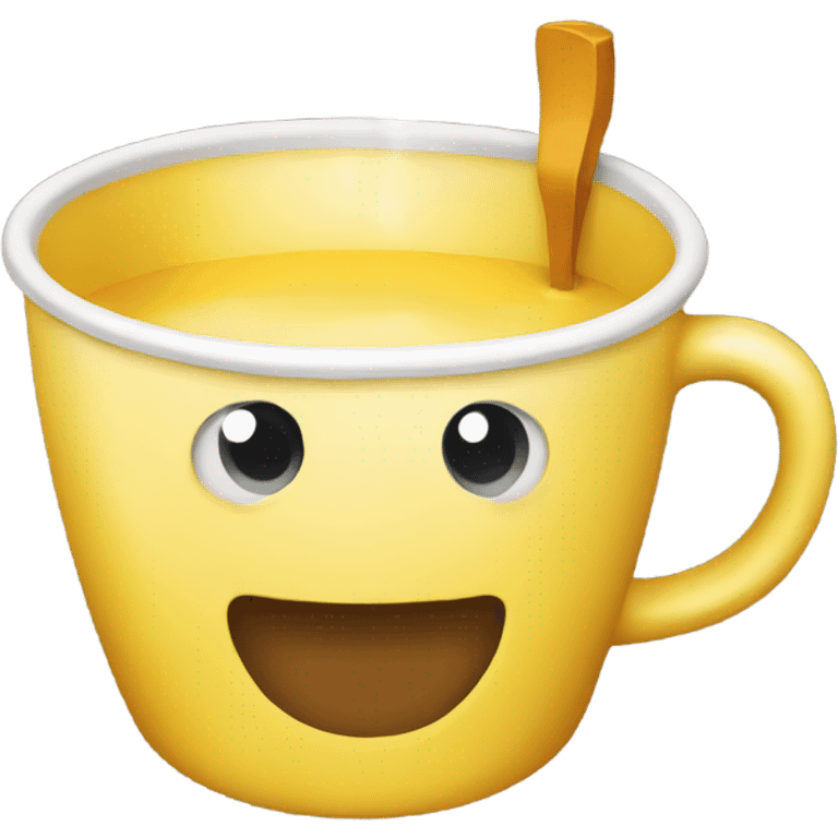 Yellow cup emoji