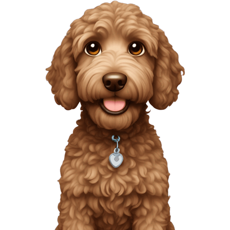 brown hair guy brown hair girl toy labradoodle emoji