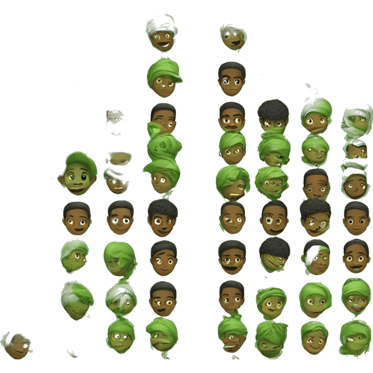 Green boys emoji