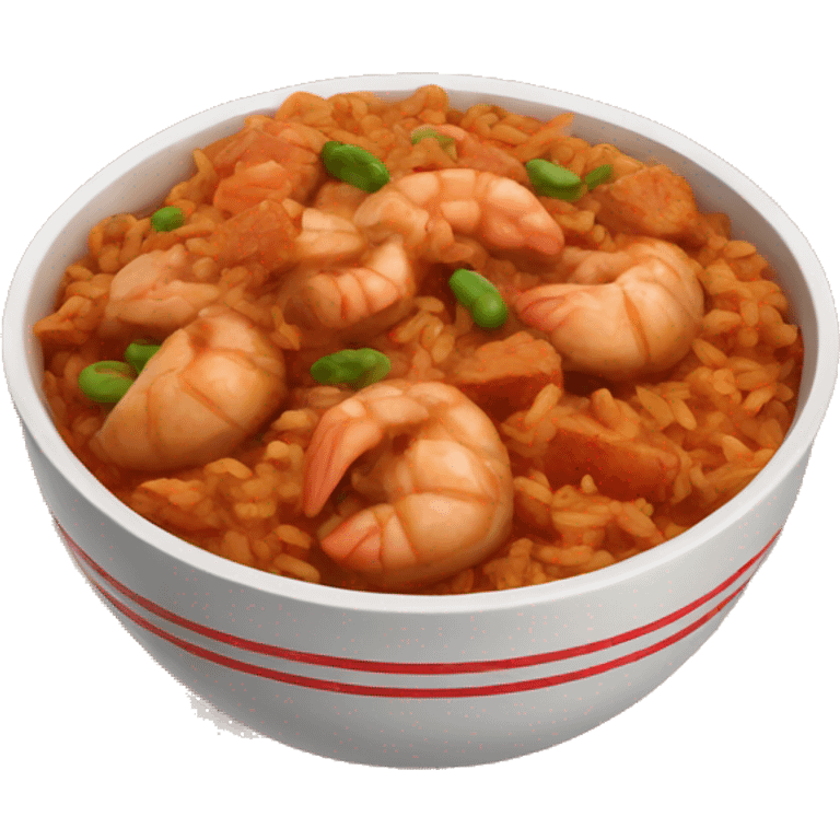 Bowl of jambalaya  emoji