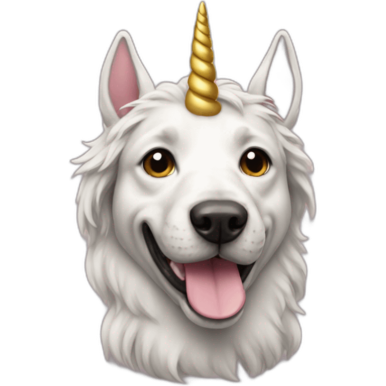 Dog unicorn emoji