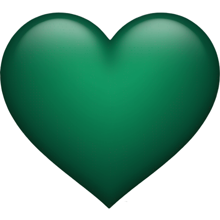 A heart dark green  emoji