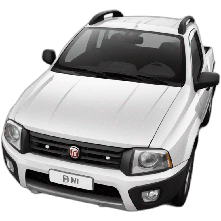 white-fiat-strada emoji