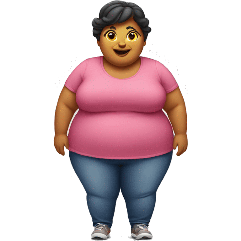 chubby lady emoji