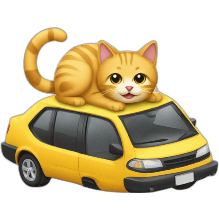 marketing cat car fan emoji