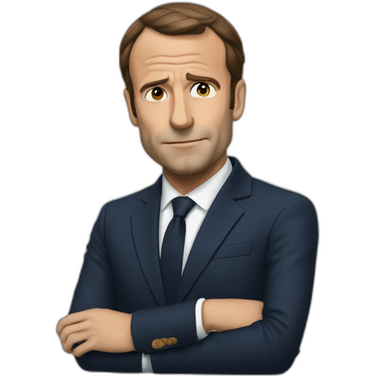 Macron qui dort emoji