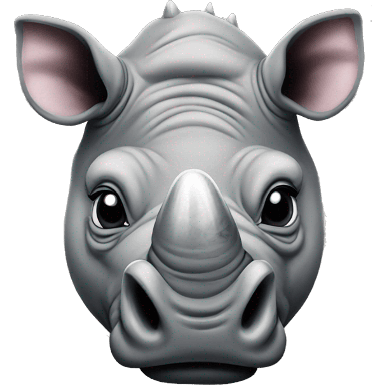 rhino with a raiders tattoo  emoji