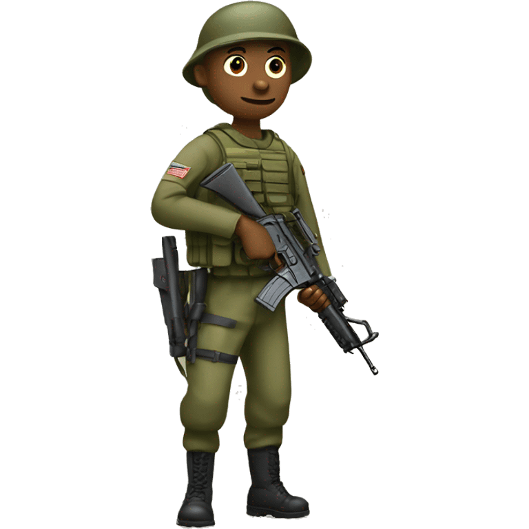 Soldier with rifle  emoji