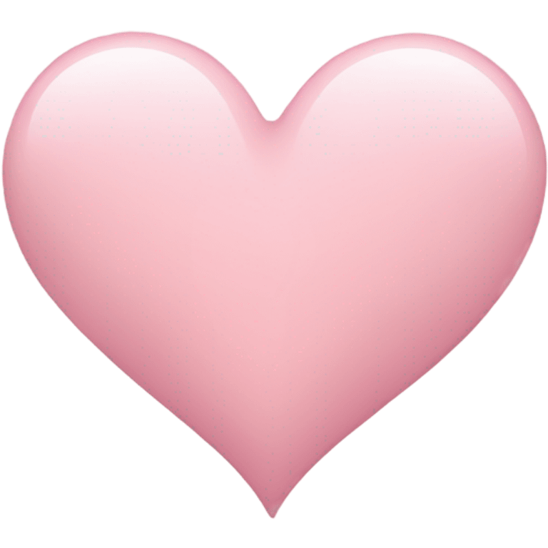 Light pink heart emoji