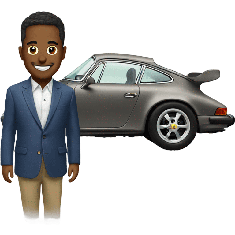 Kent next to Porsche emoji