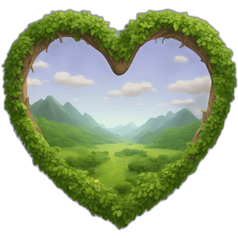 nature heart emoji