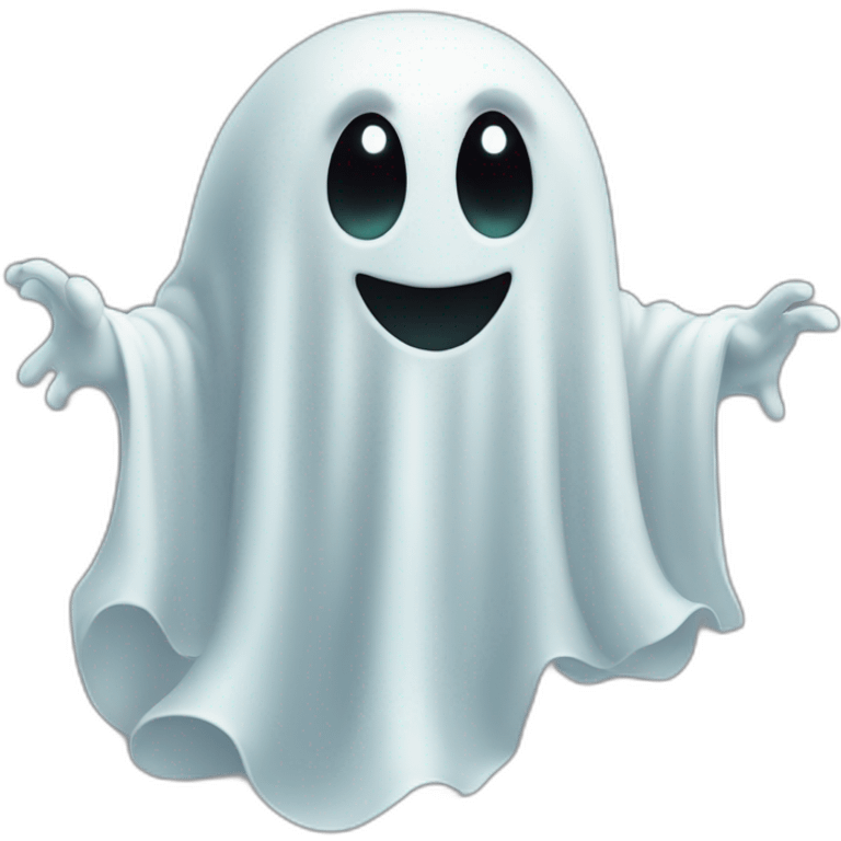 a funny ghost emoji