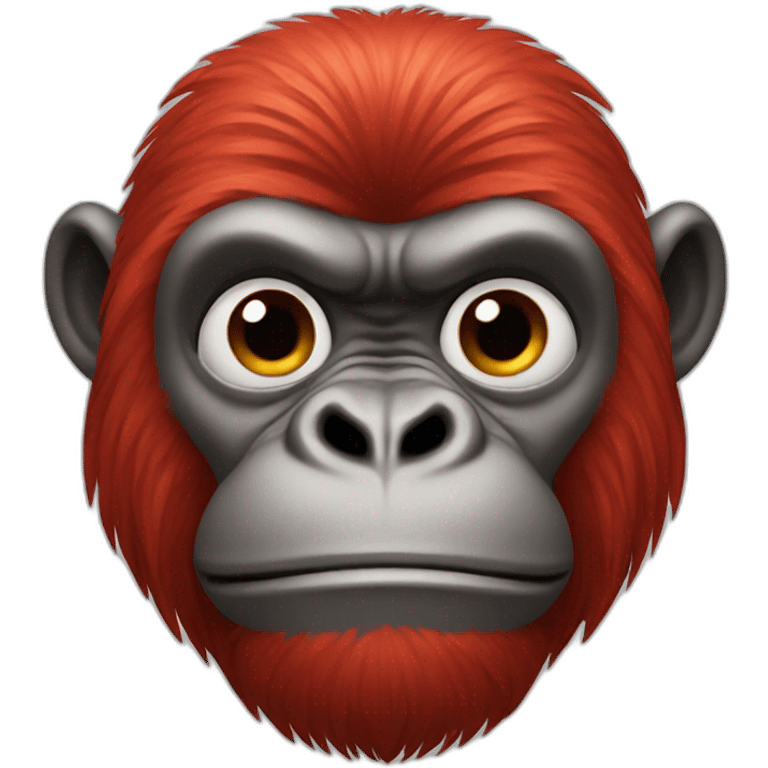 red gorilla emoji