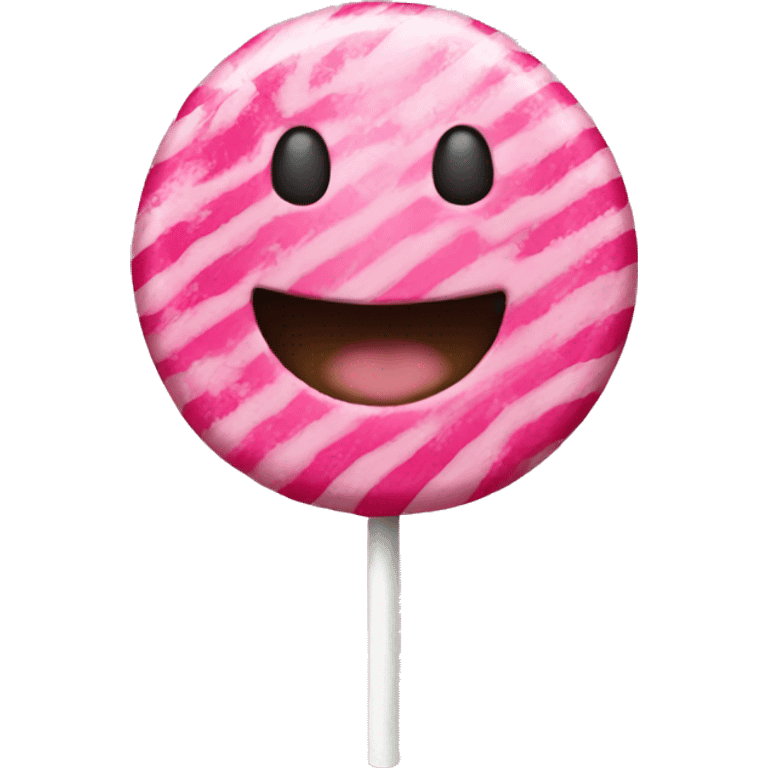 Pink lollipop  emoji