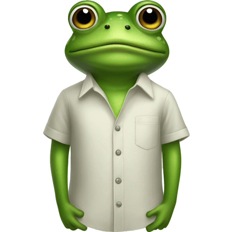 frog with shirt that says sarah emoji