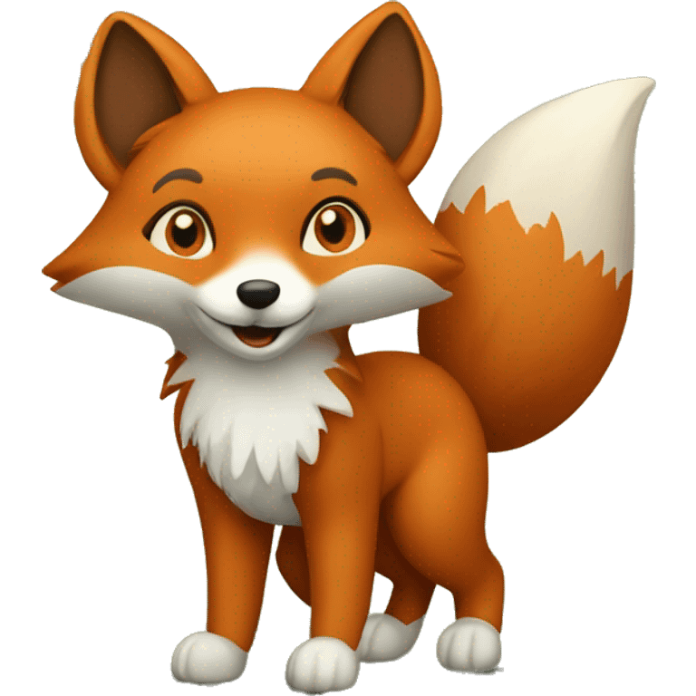 Fox in Forest  emoji