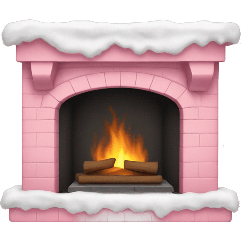 Winter Pink FirePlace emoji