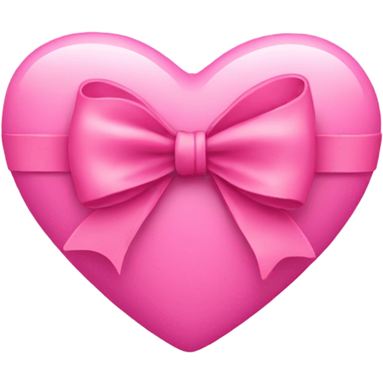 pink heart with bow emoji