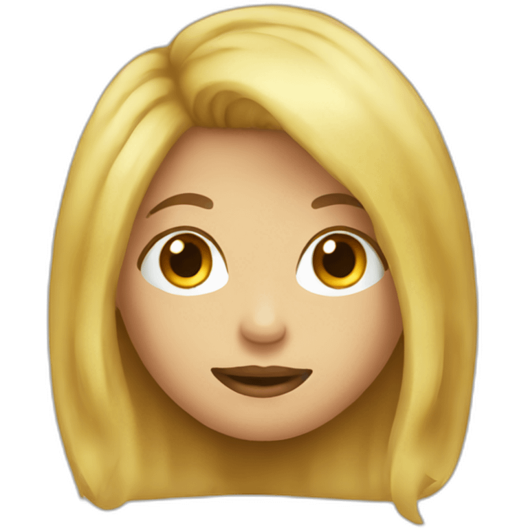 blond girl potato emoji