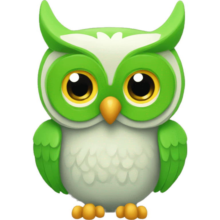 duolingo green owl emoji