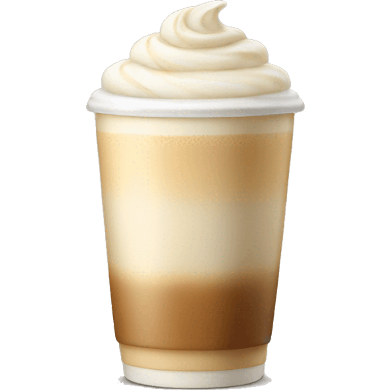 Blonde vanilla latte emoji