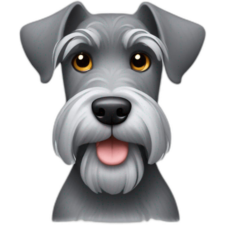 grey schnauzer emoji