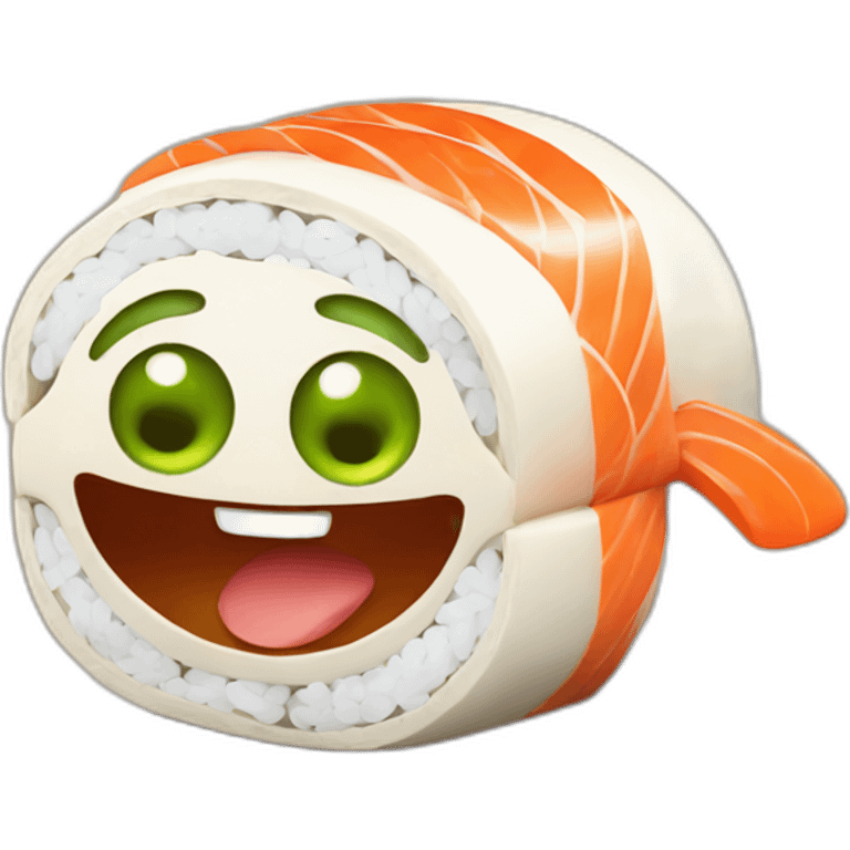 happy sushi emoji