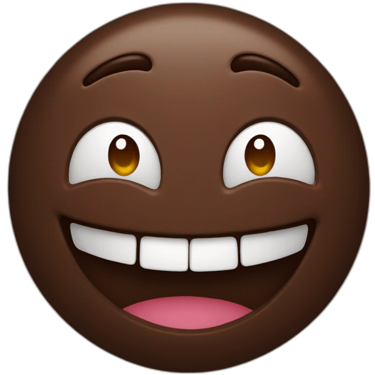 chocolate-smile emoji