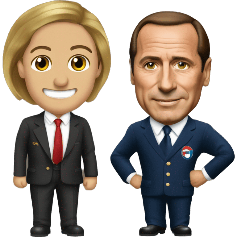 skipper with berlusconi emoji