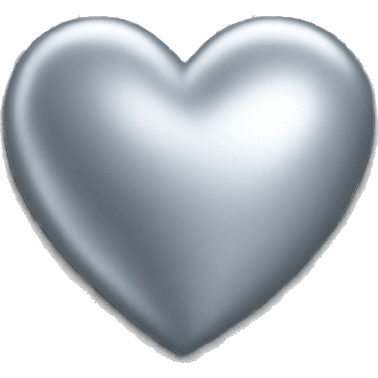 silver heart emoji