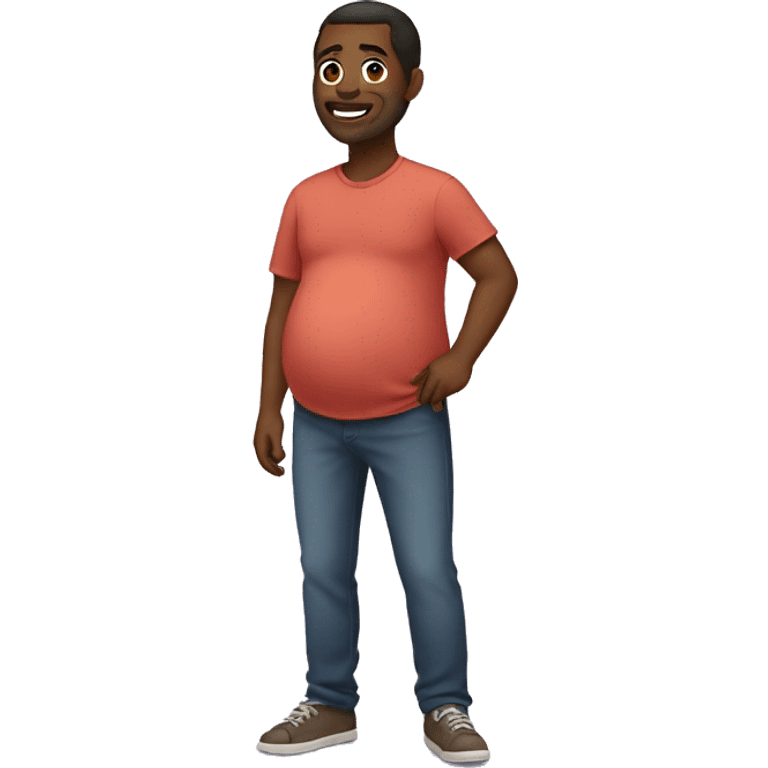 man pregnant emoji