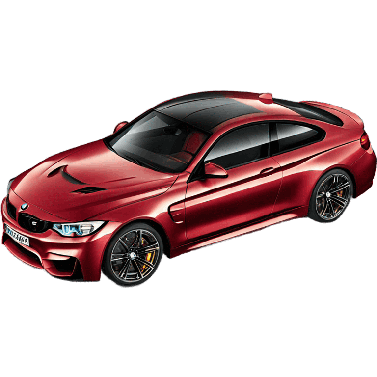 BMW M4 Rojo con Leds Eojos emoji