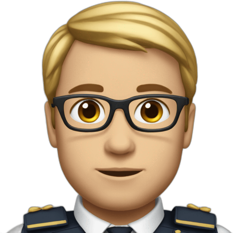 Macron en fille emoji