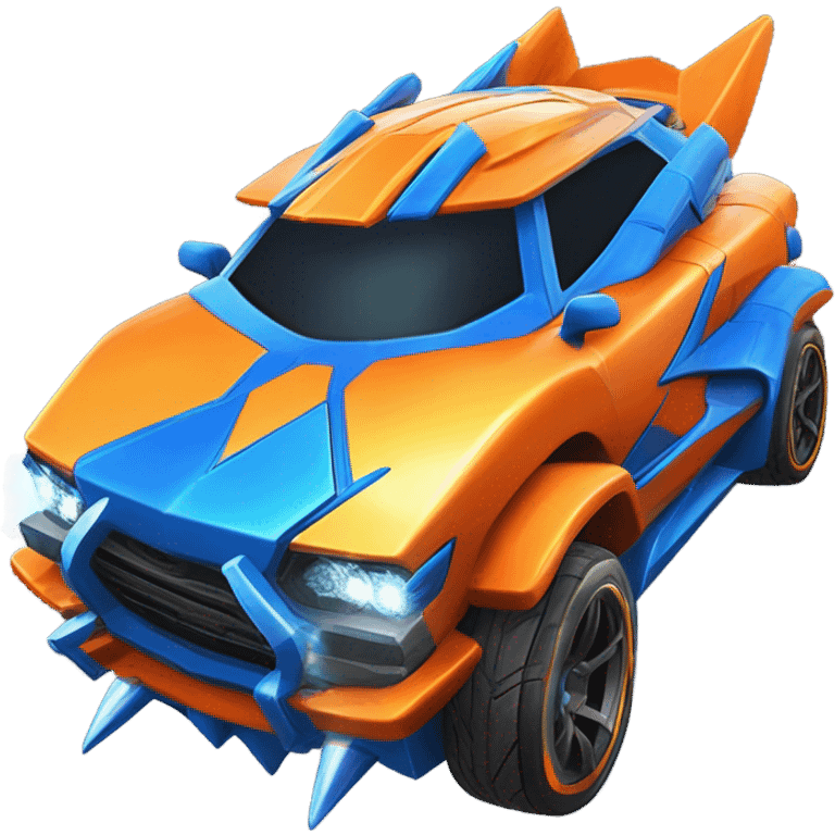 Goku as a rocket league car emoji