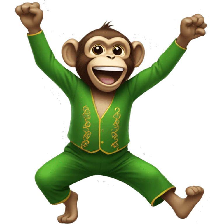 Monkey doing an Irish jig  emoji