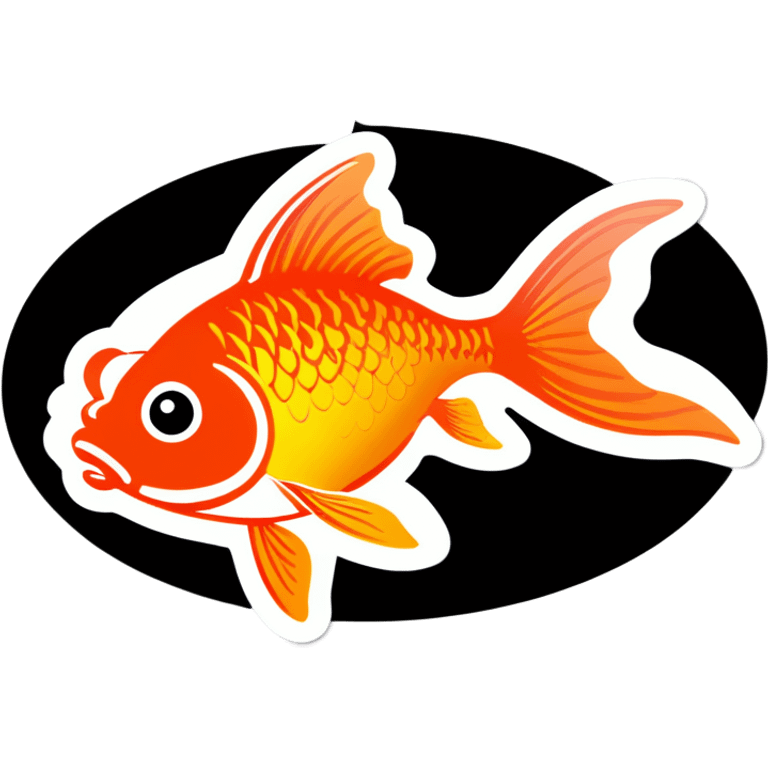 Lesbian goldfish emoji