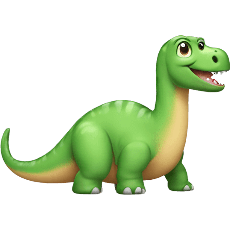 kawaii brontosaurus emoji