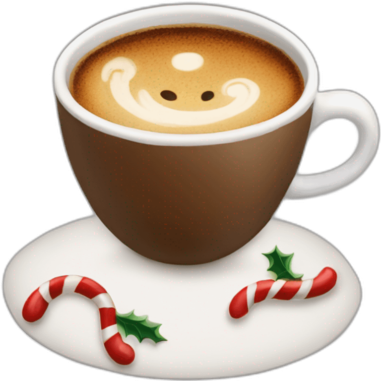 christmas coffee emoji