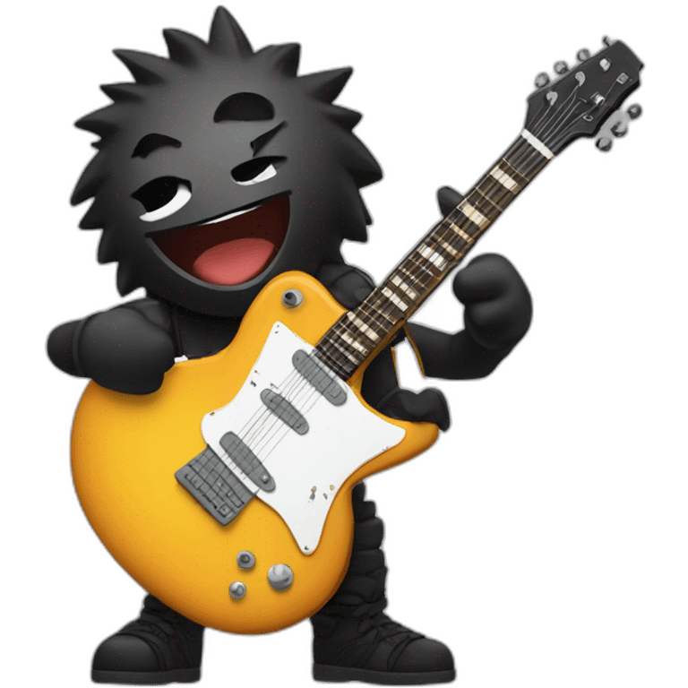 Obsidian gemmy rocking out with a guitar emoji