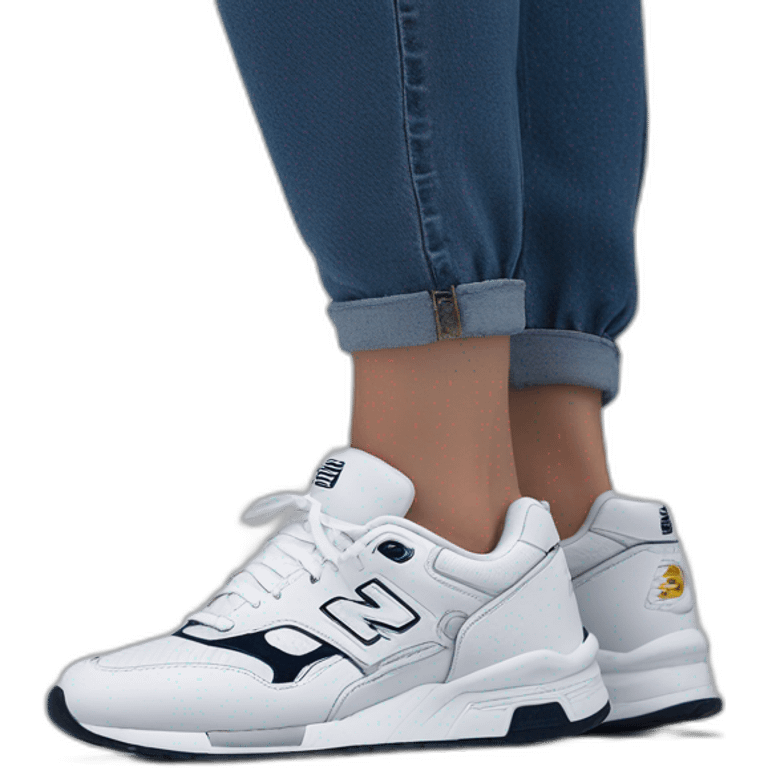 New Balance 530 blanche emoji