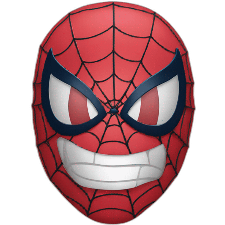 Spiderman head one emoji