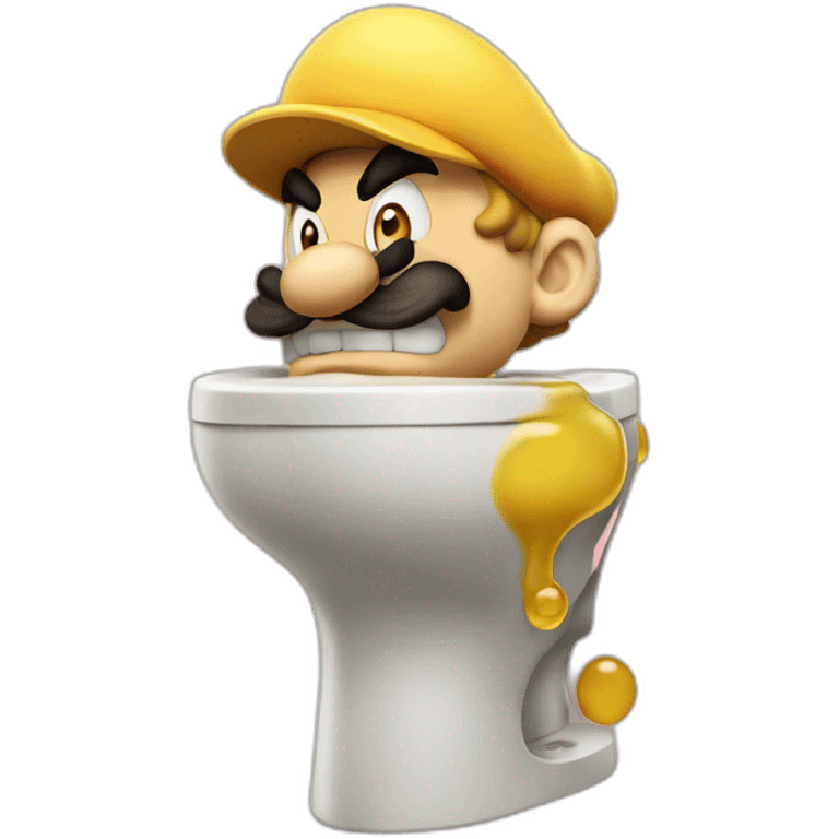 wario peeing emoji