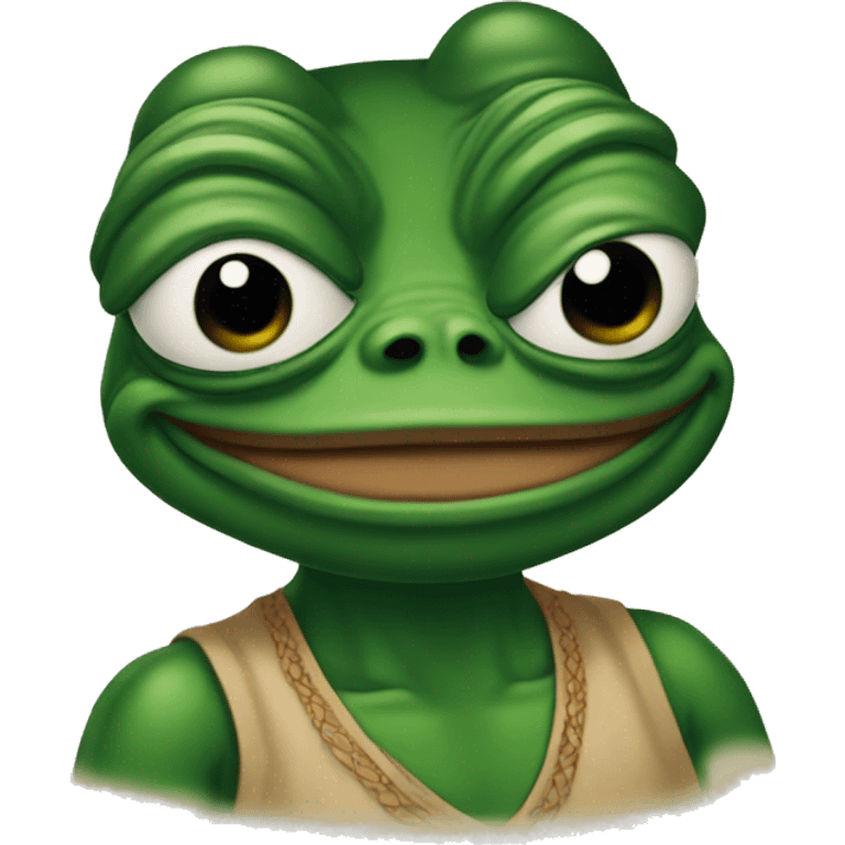 Pepe The Frog with traditional tattoos emoji