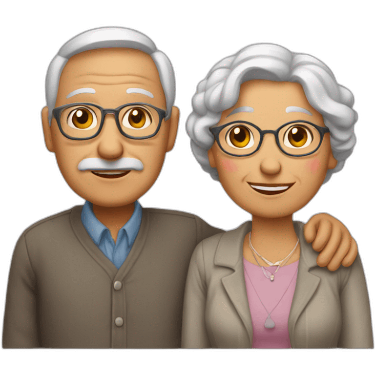 pareja de ancianos emoji