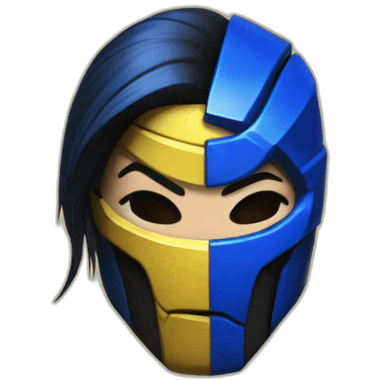 Kitana mortal kombat logo emoji