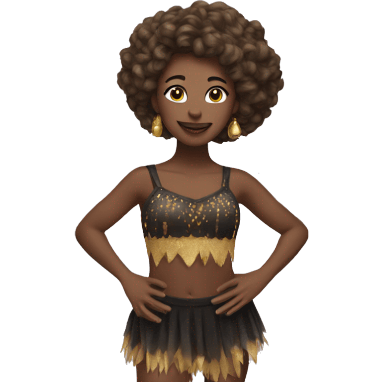 Dancer in a costume  emoji