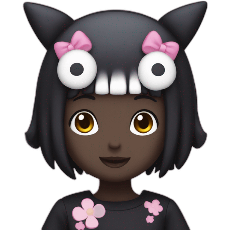 Kuromi sanrio character  emoji