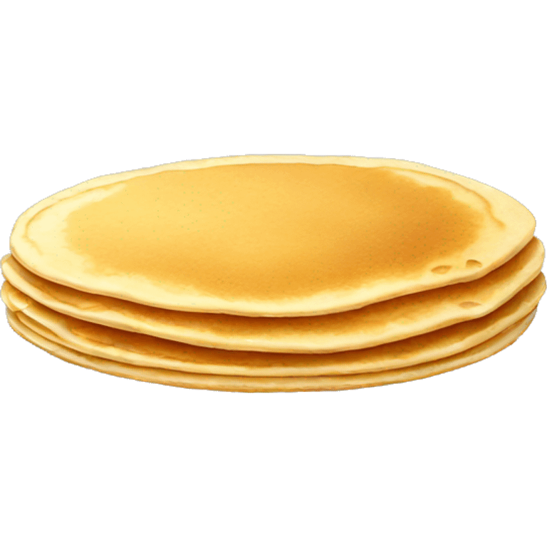 ultra thin pancake emoji