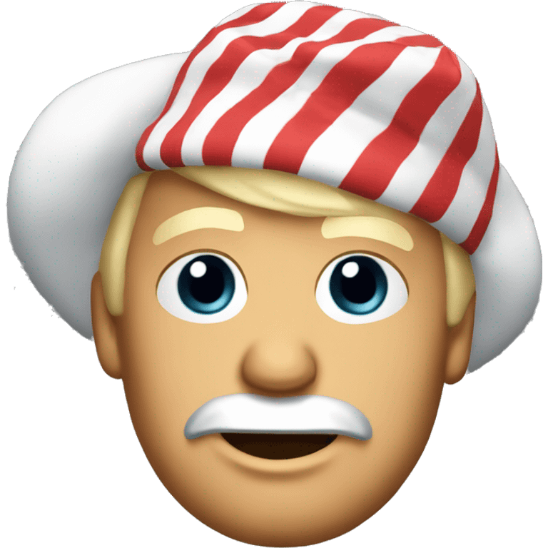 Donald trump with bonnet emoji