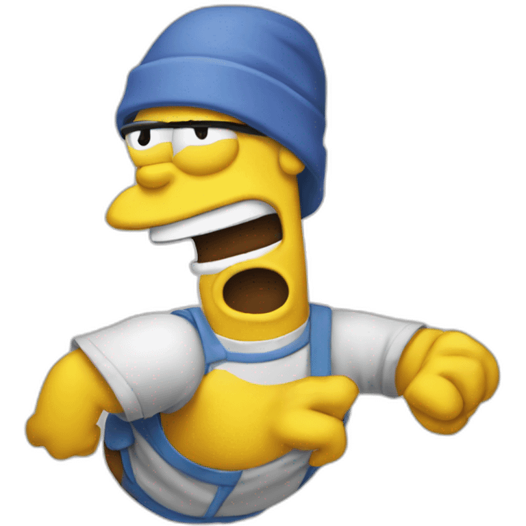 Homer faisant un pouce en l'air emoji